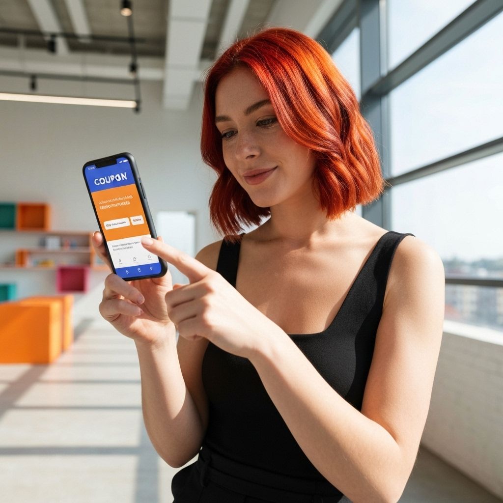 Osoba aktywująca kupon w aplikacji